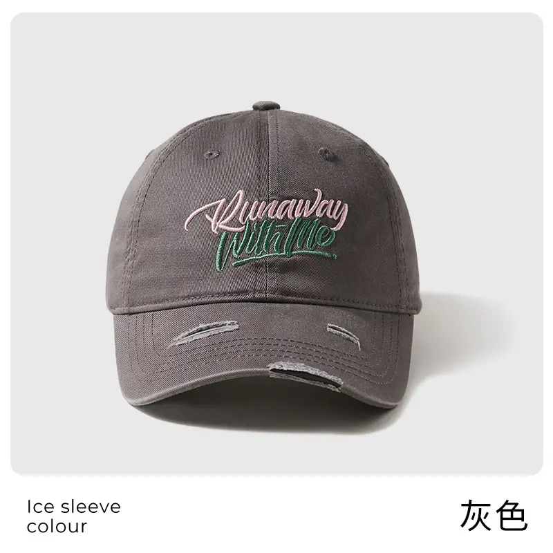 Yang's Green Baseball Cap for Women 2024 Wide Brim Sun Hat - Image 3