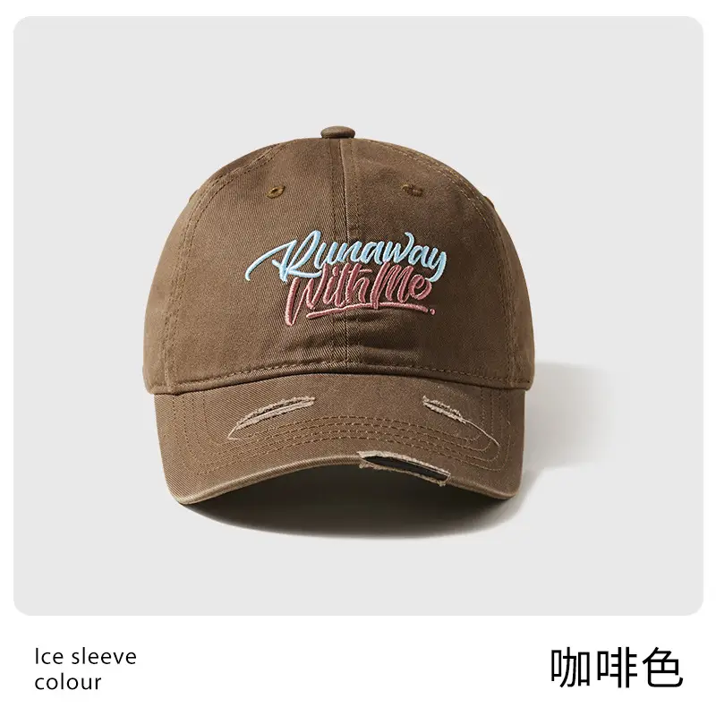 Yang's Green Baseball Cap for Women 2024 Wide Brim Sun Hat - Image 6