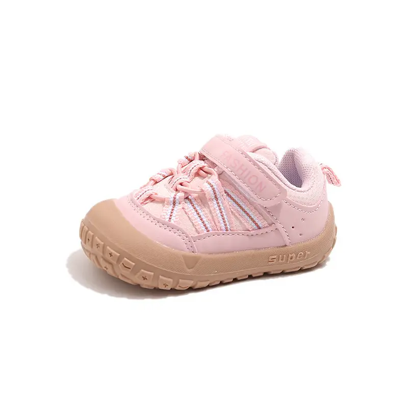Fashion Toddler Shoes Autumn New Model for Boys and Girls, Stable Baby Shoes, Soft Sole Closed-Toe Anti-Kick Anti-Slip Functional Shoes