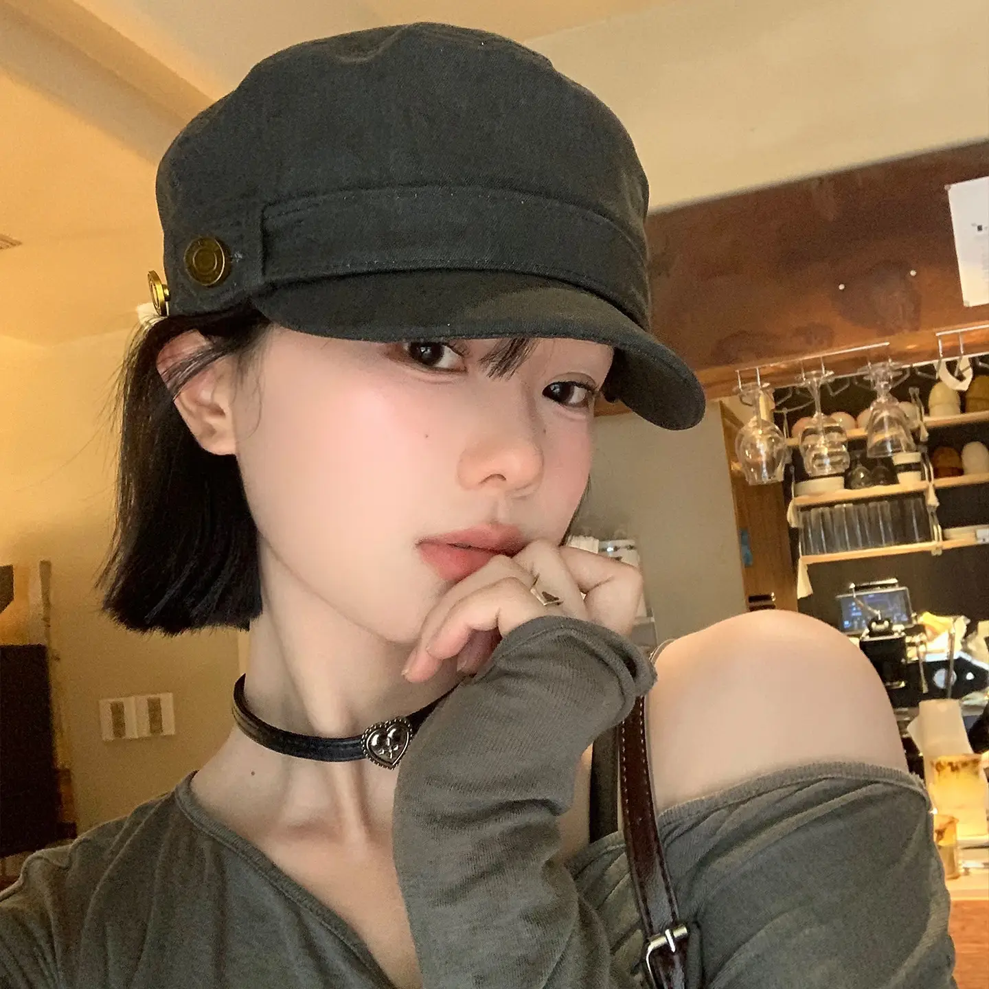 Women Flat Cap Berets 2025 Vintage Washed Duckbill Hat - Image 6