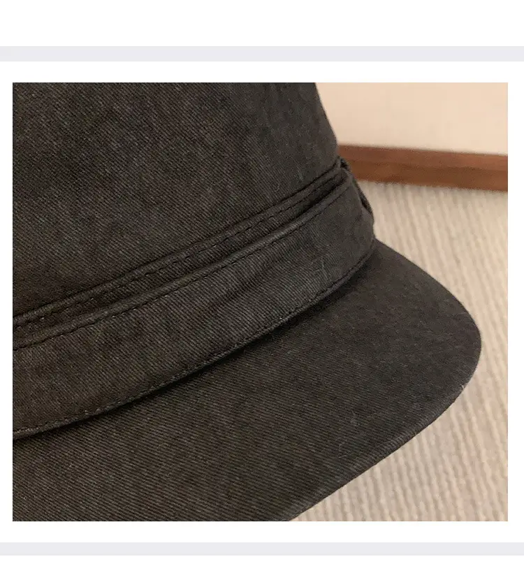 Women Flat Cap Berets 2025 Vintage Washed Duckbill Hat — feature 4