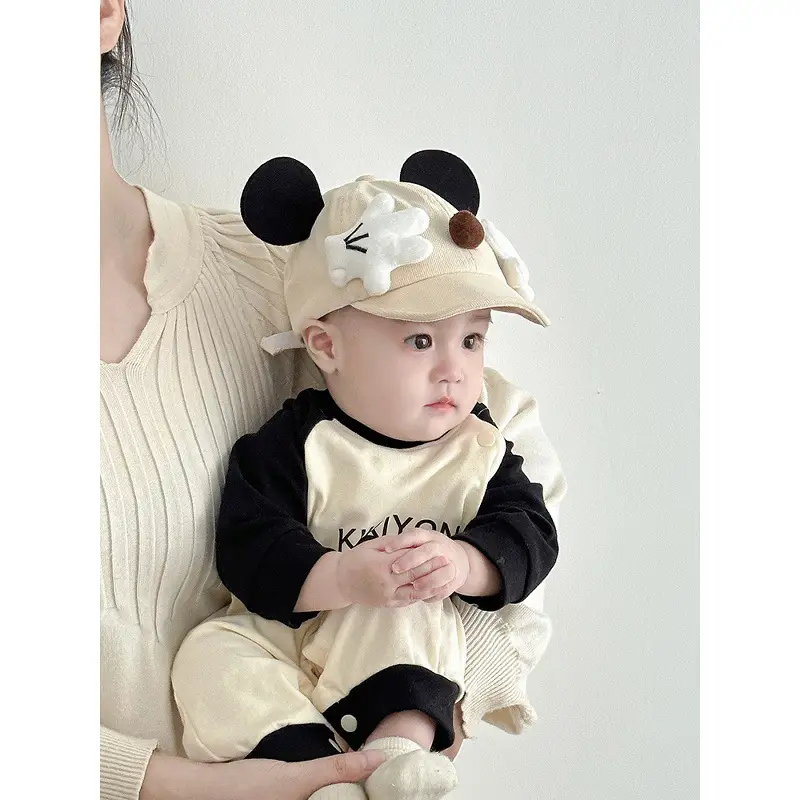 Cute Cartoon Baby Hat Windproof Peaked Cap for Boys Girls Small - Image 7