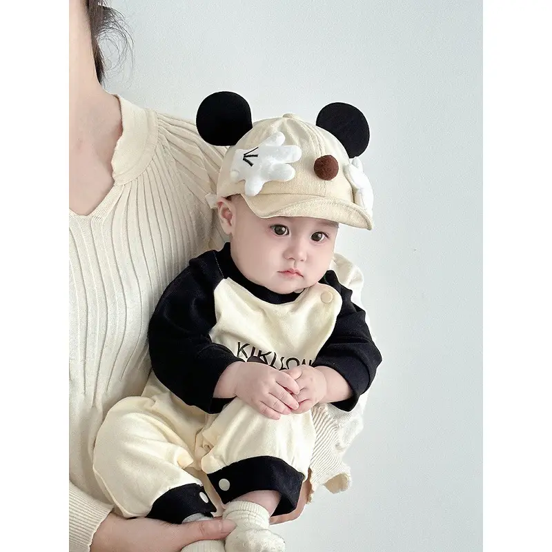 Cute Cartoon Baby Hat Windproof Peaked Cap for Boys Girls Small - Image 8