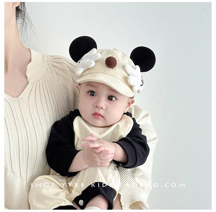 Cute Cartoon Baby Hat Windproof Peaked Cap for Boys Girls Small — feature 1