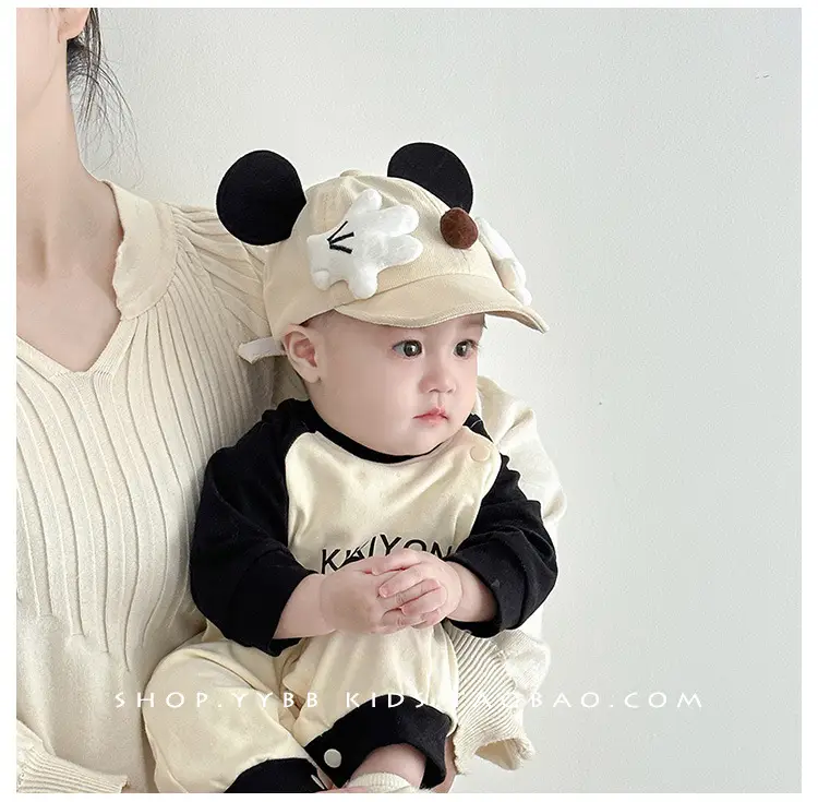 Cute Cartoon Baby Hat Windproof Peaked Cap for Boys Girls Small — feature 3