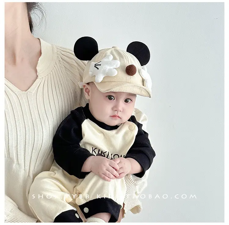 Cute Cartoon Baby Hat Windproof Peaked Cap for Boys Girls Small — feature 4