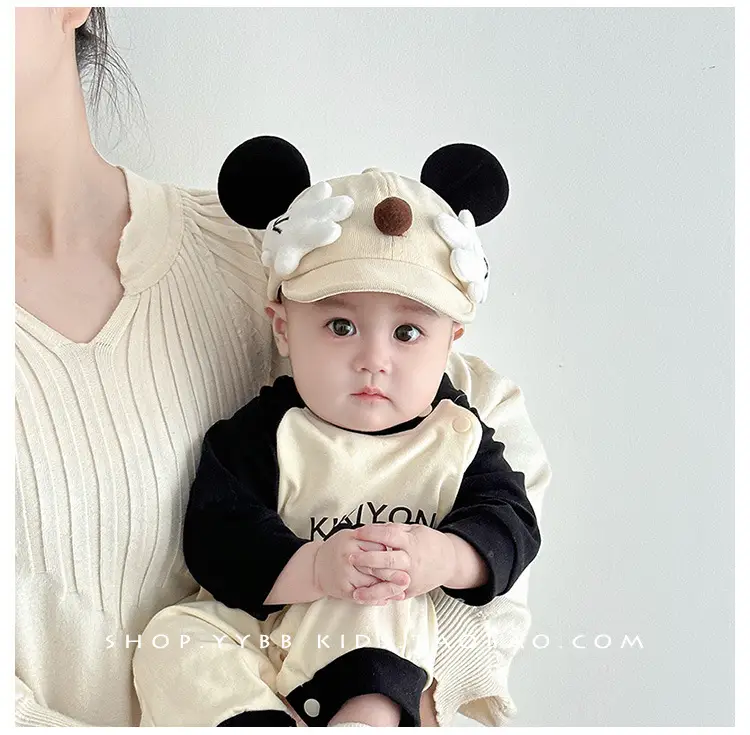 Cute Cartoon Baby Hat Windproof Peaked Cap for Boys Girls Small — feature 5