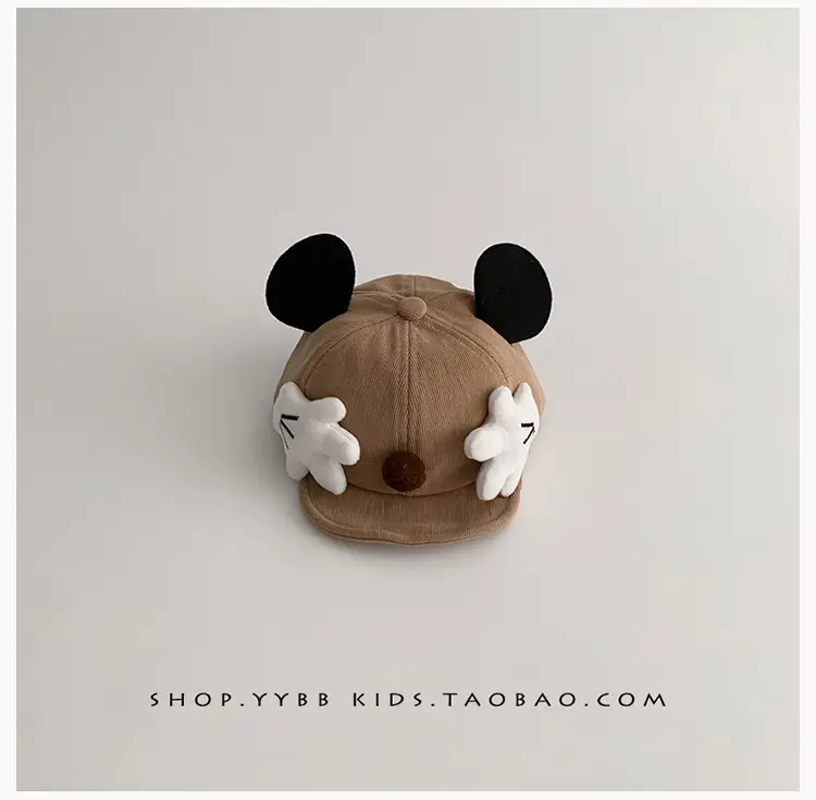 Cute Cartoon Baby Hat Windproof Peaked Cap for Boys Girls Small - Image 2
