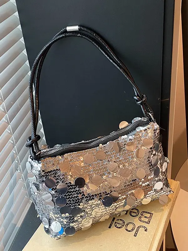 2025 New Niche Sequin Shoulder Bag for Women - Image 5