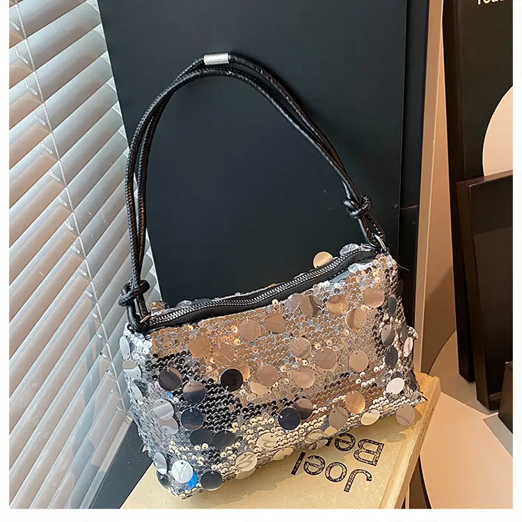 2025 New Niche Sequin Shoulder Bag for Women — feature 14