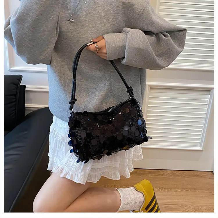 2025 New Niche Sequin Shoulder Bag for Women — feature 21