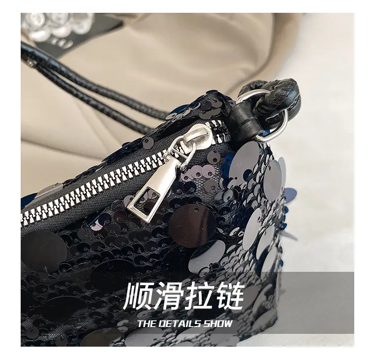 2025 New Niche Sequin Shoulder Bag for Women — feature 5