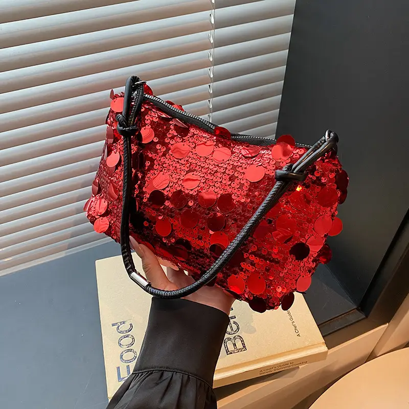 2025 New Niche Sequin Shoulder Bag for Women - Image 2