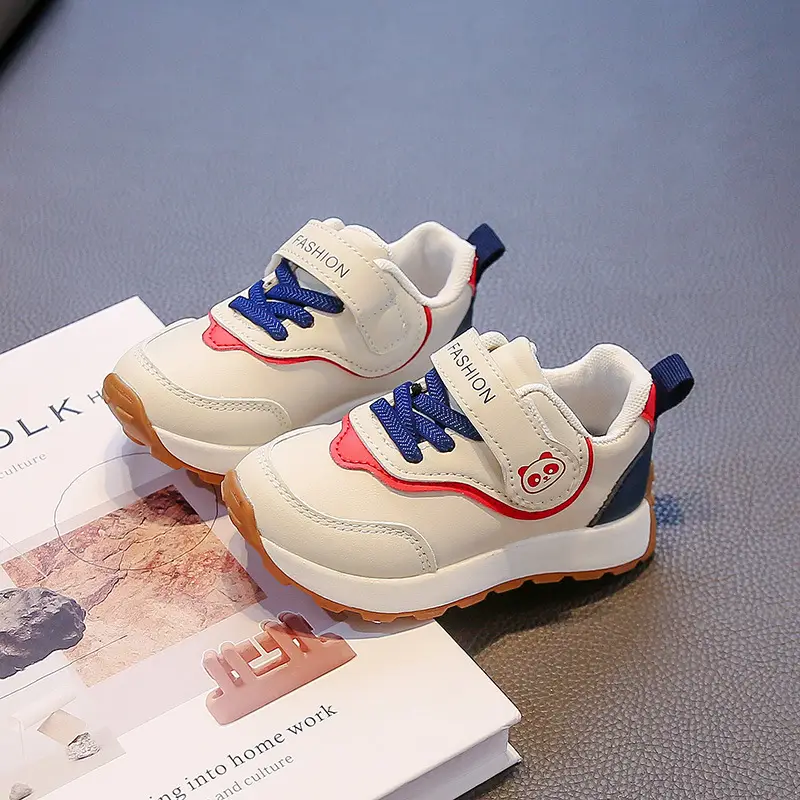 Baby Sneakers White Red Blue Toddler Sports Shoes 2025