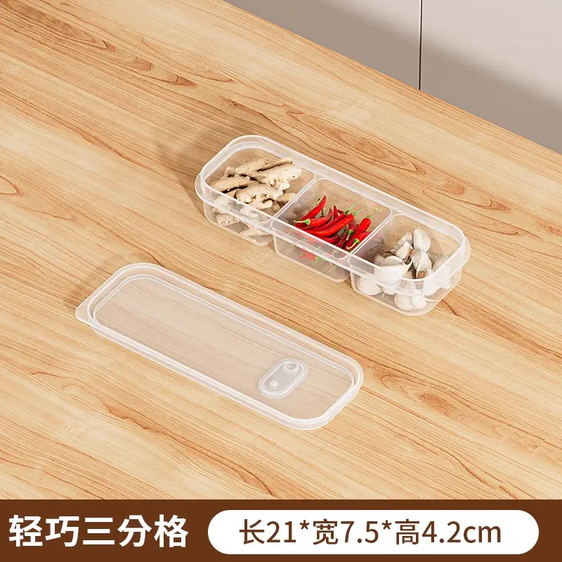 Refrigerator Crisper Food-Grade Plastic Sealed Storage Box Household Kitchen Utensils Fruit Meat and Vegetable Storage Box - Image 2