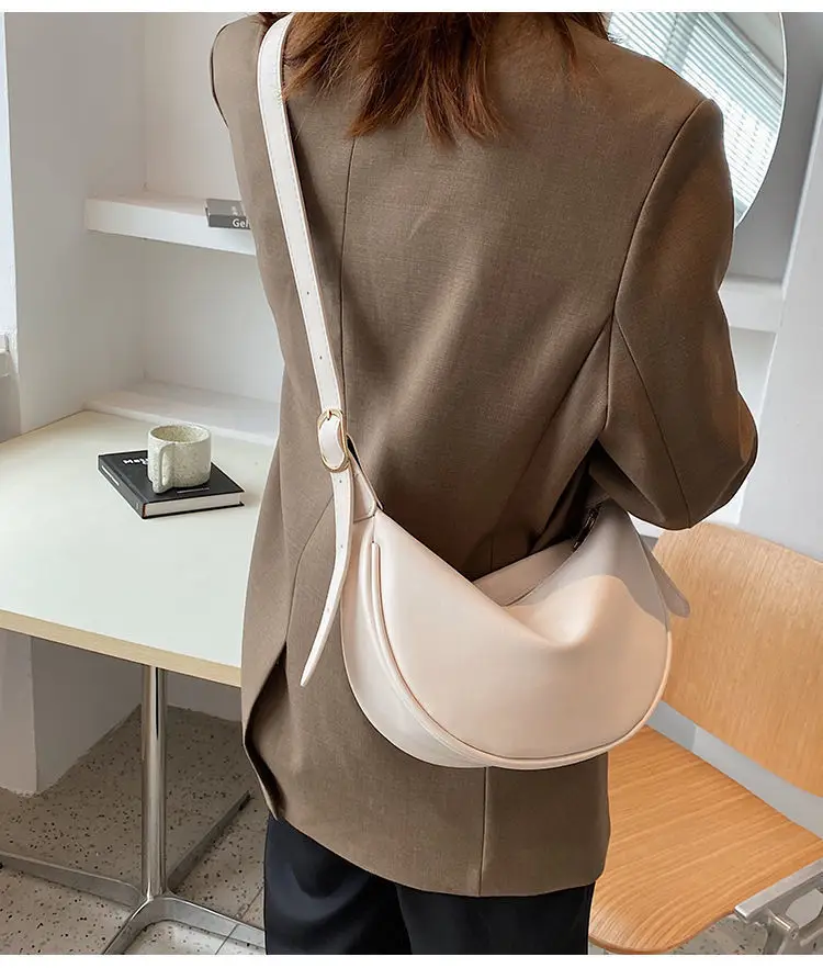 Brown Leather Shoulder Crossbody Bag for Women — feature 11