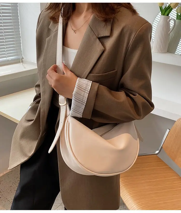Brown Leather Shoulder Crossbody Bag for Women — feature 12