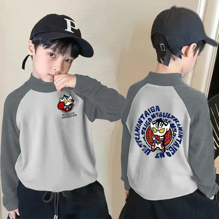 Boys Thermal Base Shirt Long Sleeve Red White - Image 8