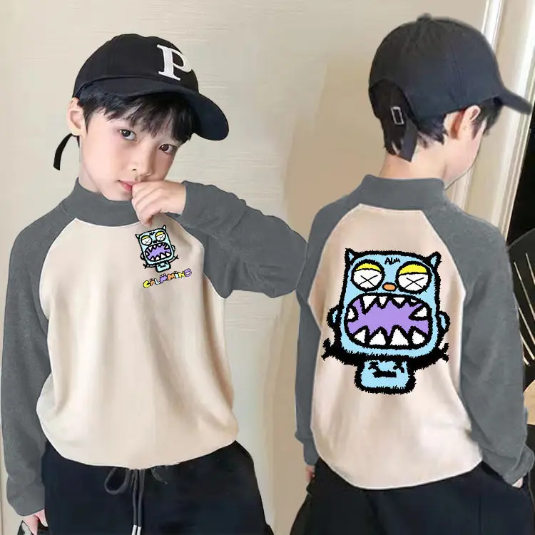 Boys Thermal Base Shirt Long Sleeve Red White - Image 17