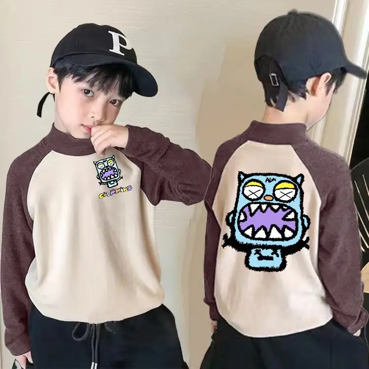 Boys Thermal Base Shirt Long Sleeve Red White - Image 18