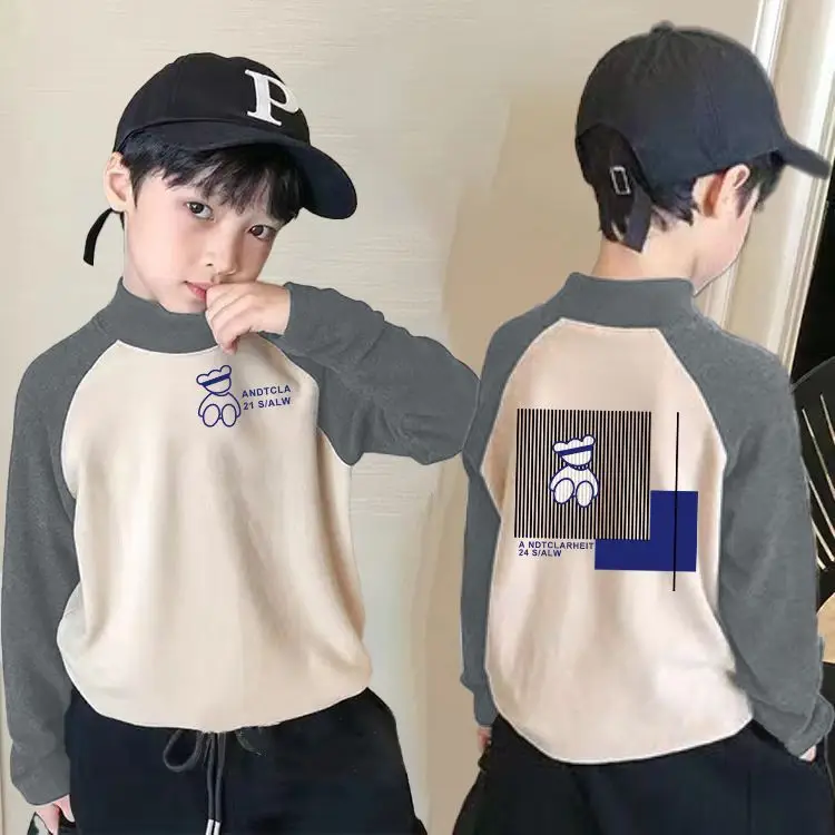 Boys Thermal Base Shirt Long Sleeve Red White - Image 21