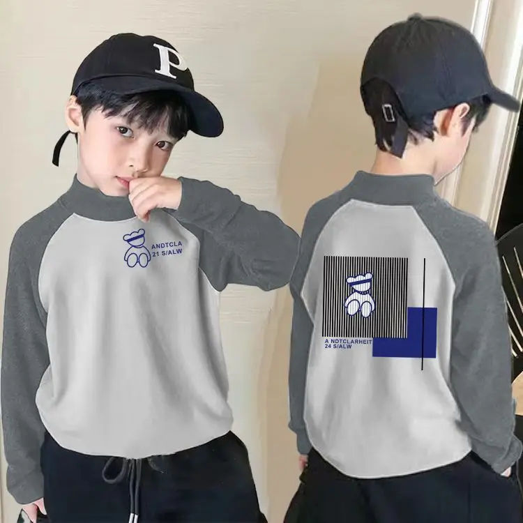 Boys Thermal Base Shirt Long Sleeve Red White - Image 23