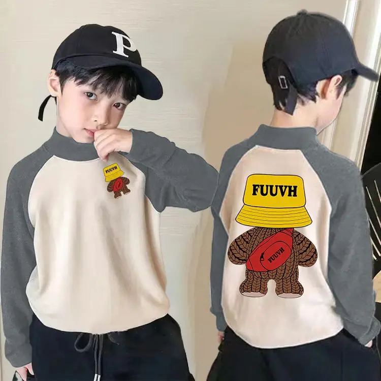 Boys Thermal Base Shirt Long Sleeve Red White - Image 25