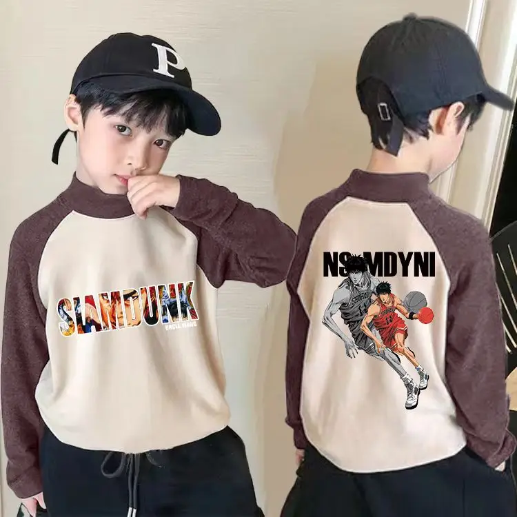 Boys Thermal Base Shirt Long Sleeve Red White - Image 30