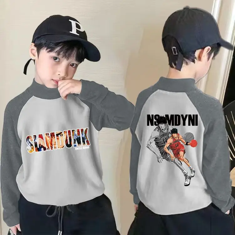 Boys Thermal Base Shirt Long Sleeve Red White - Image 31