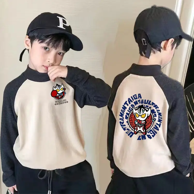 Boys Thermal Base Shirt Long Sleeve Red White - Image 5