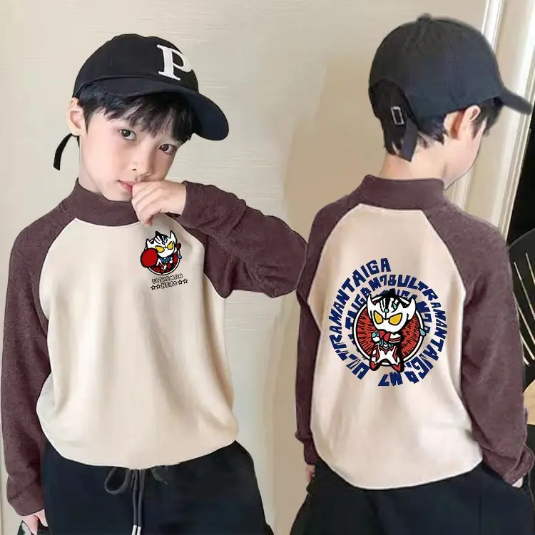 Boys Thermal Base Shirt Long Sleeve Red White - Image 7