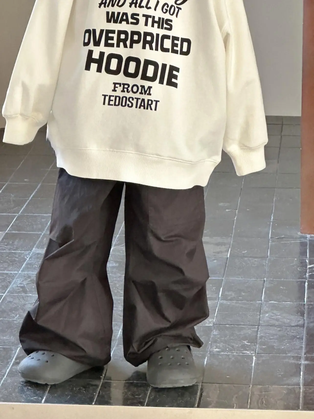 Boys Sweatshirt Long Sleeve White Korean Style Autumn 2026