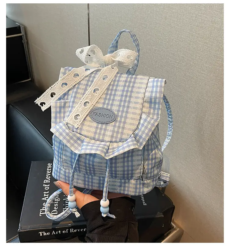 Lace Drawstring Shoulder Bag for Girls 2025 — feature 2
