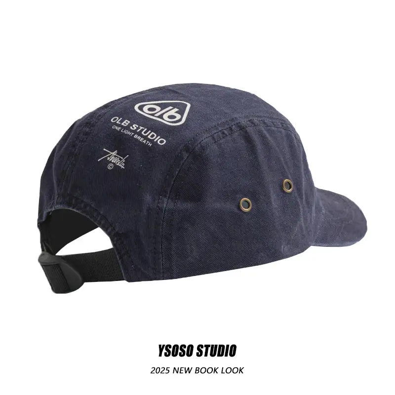 Korean New Letter Print Baseball Cap for Men Women Tan Short Bristle - Image 2