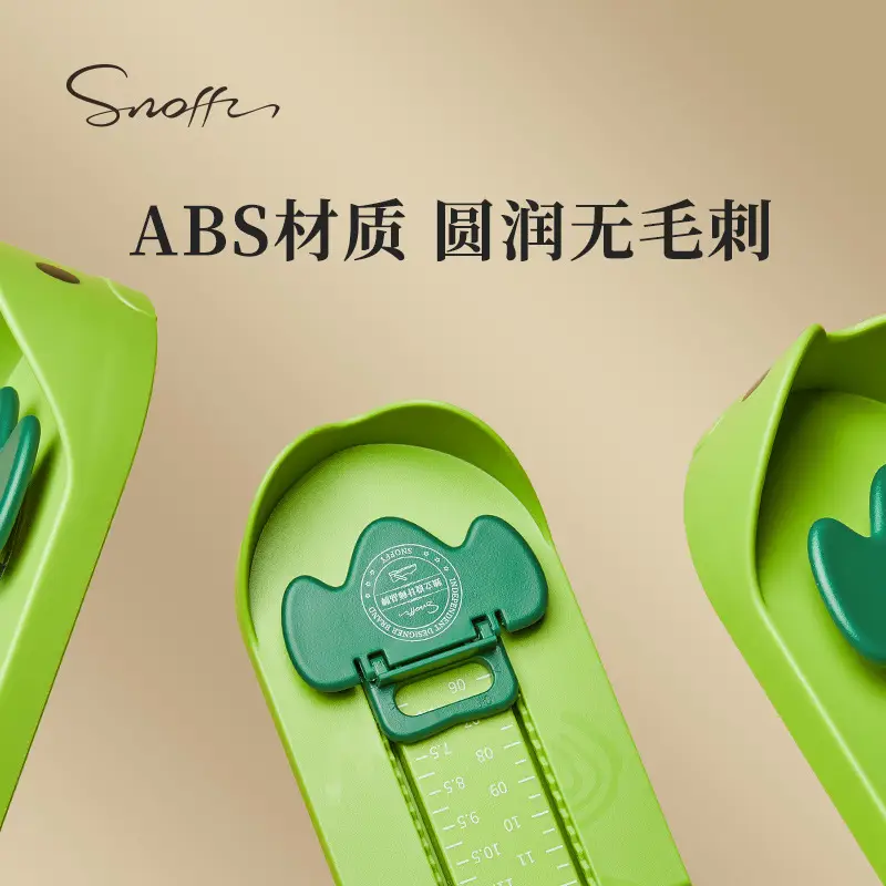 Snoffy Baby Foot Measurer Green Universal 0-12 Years