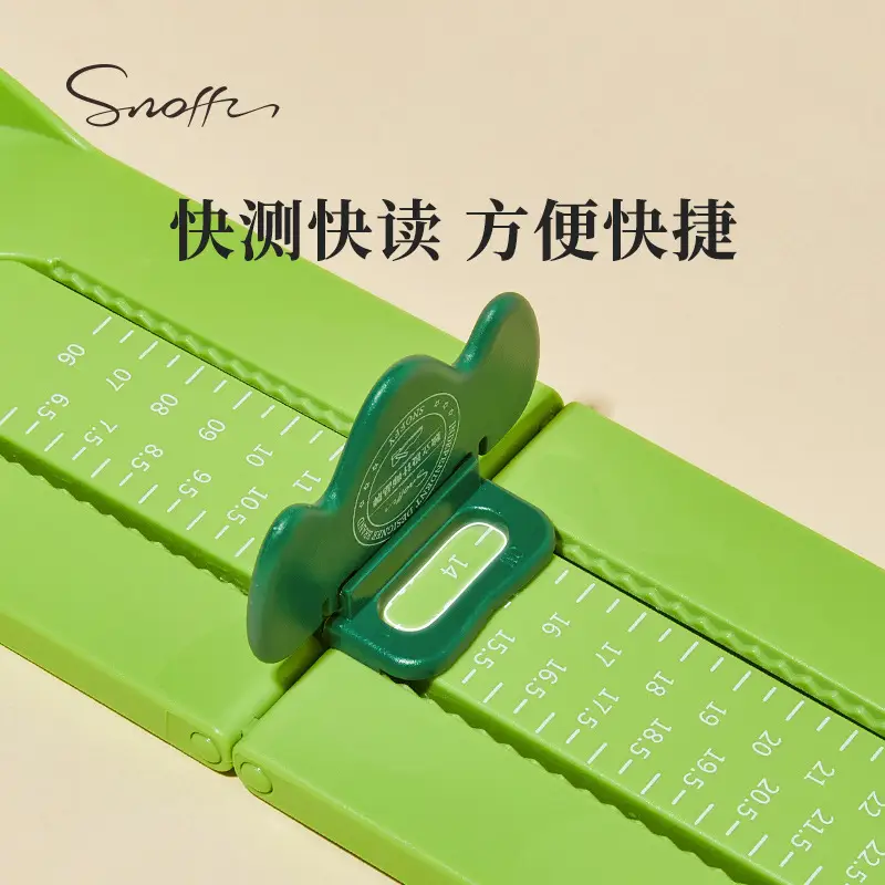 Snoffy Baby Foot Measurer Green Universal 0-12 Years