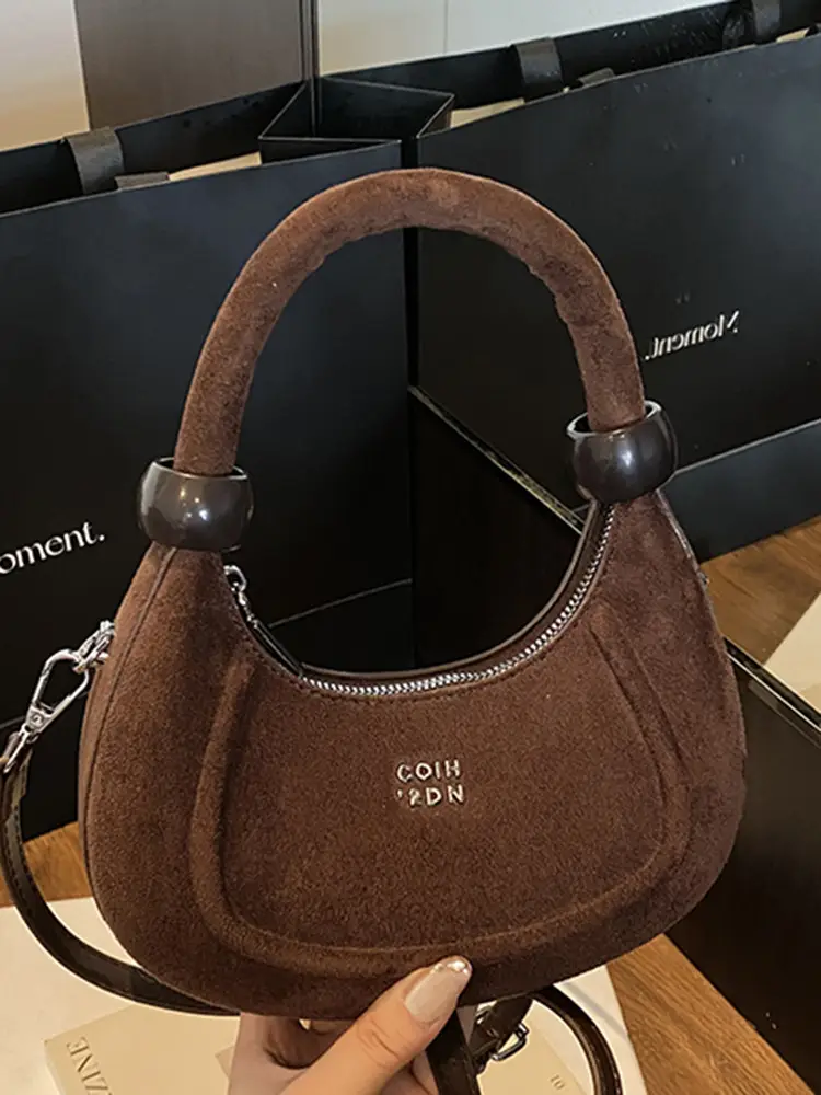 Women Handheld Underarm Bag Red 2025 New Autumn - Image 7