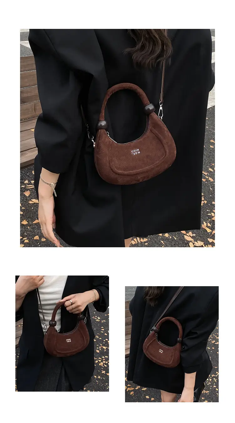 Women Handheld Underarm Bag Red 2025 New Autumn — feature 11