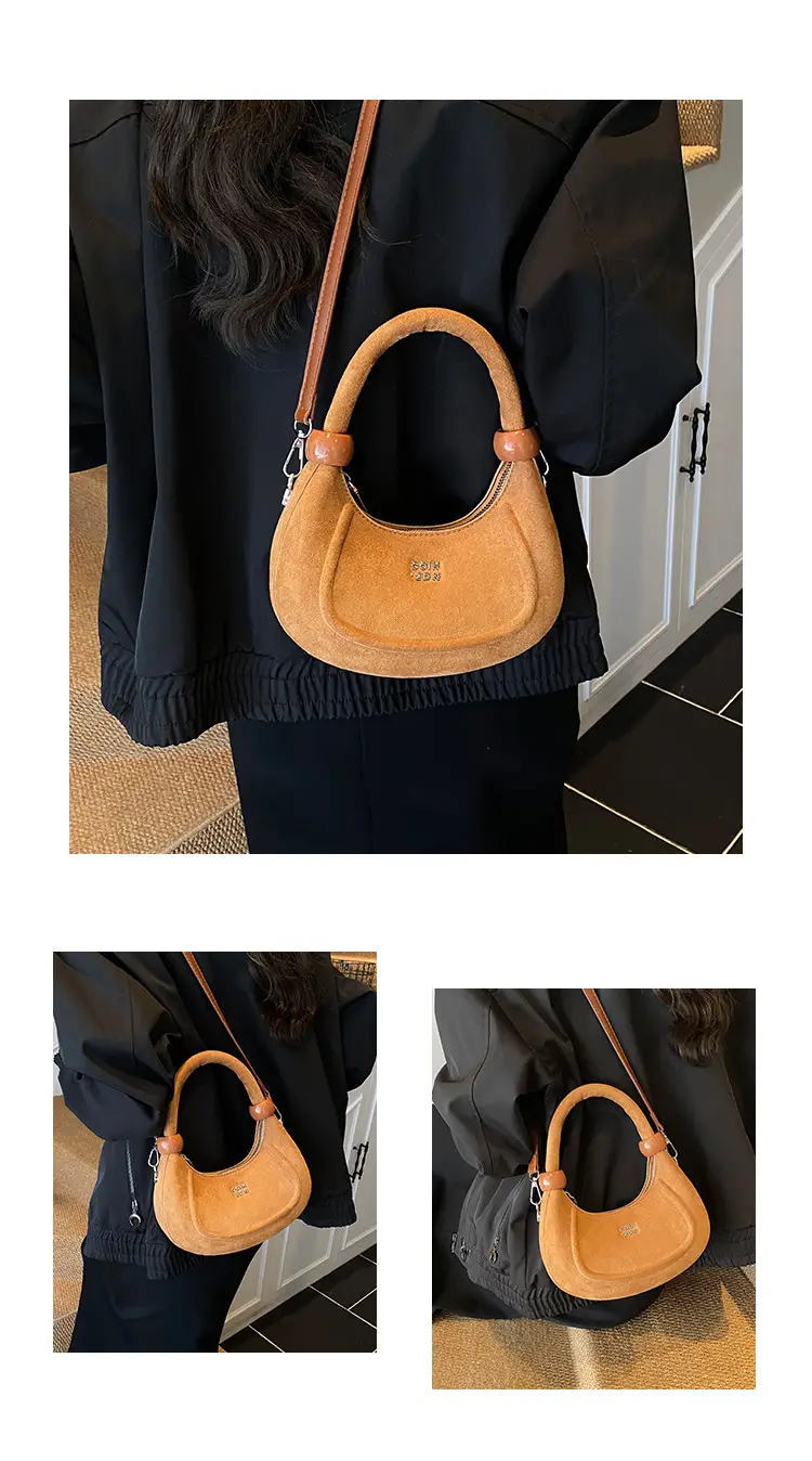 Women Handheld Underarm Bag Red 2025 New Autumn — feature 14