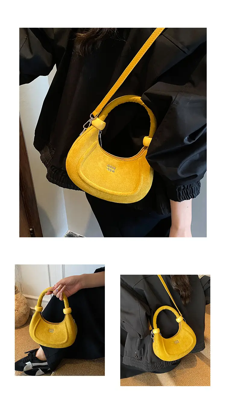 Women Handheld Underarm Bag Red 2025 New Autumn — feature 15