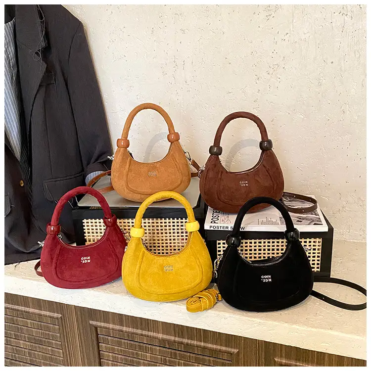 Women Handheld Underarm Bag Red 2025 New Autumn — feature 16