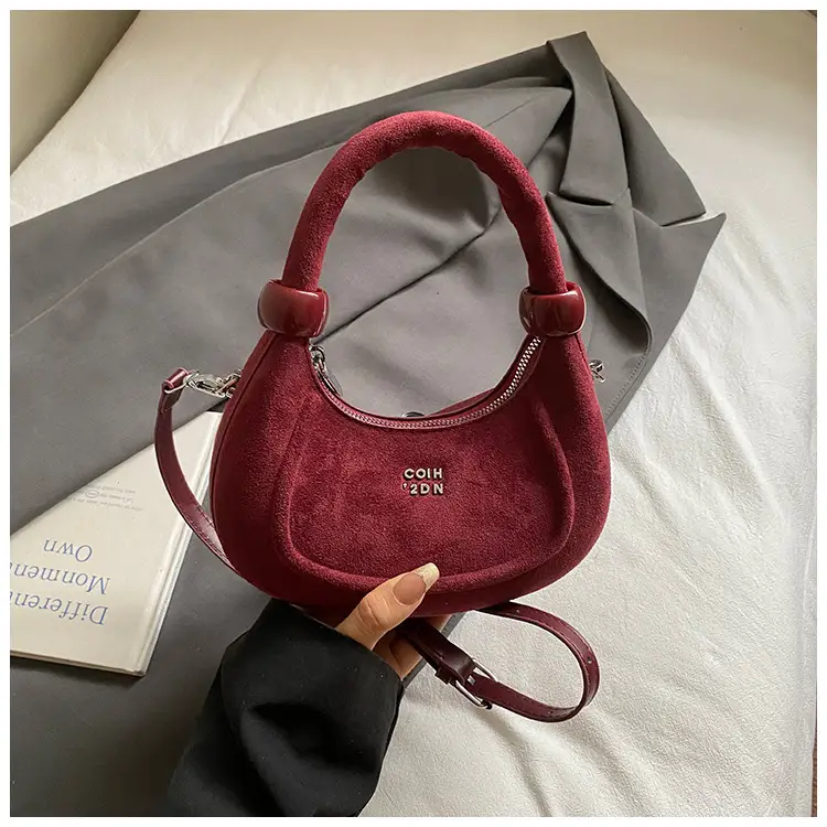 Women Handheld Underarm Bag Red 2025 New Autumn — feature 27