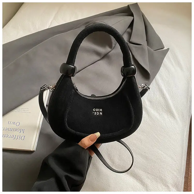 Women Handheld Underarm Bag Red 2025 New Autumn - Image 4