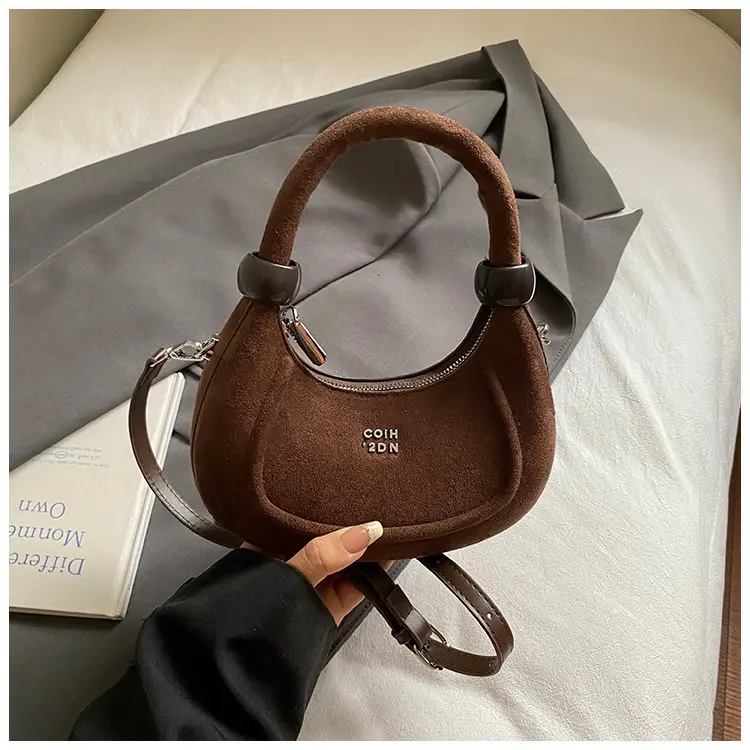 Women Handheld Underarm Bag Red 2025 New Autumn - Image 5