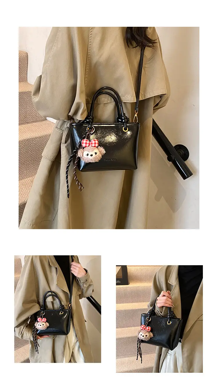 Women Satchel Bag Brown Leather Shoulder Crossbody 2025 — feature 11