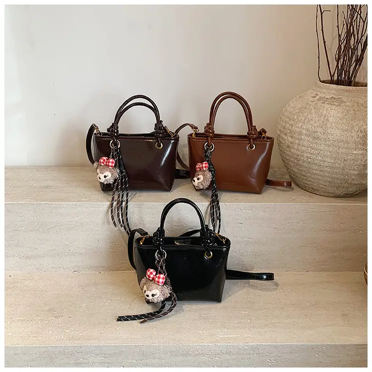 Women Satchel Bag Brown Leather Shoulder Crossbody 2025 — feature 13