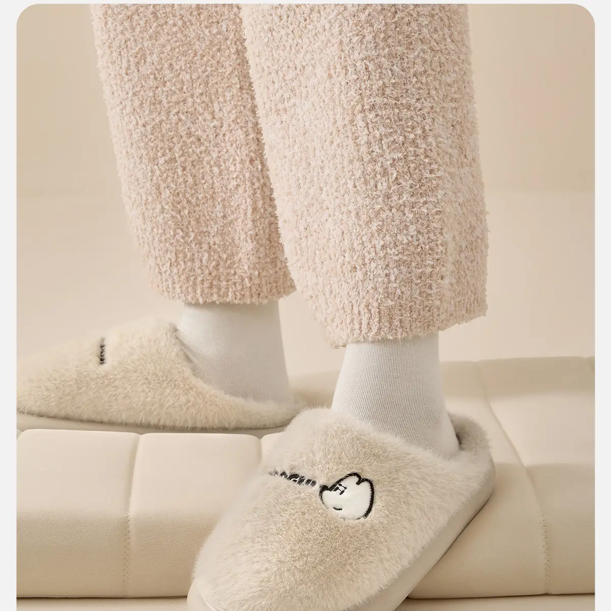 Women Winter Plush Cotton Slippers New Arrival — feature 14