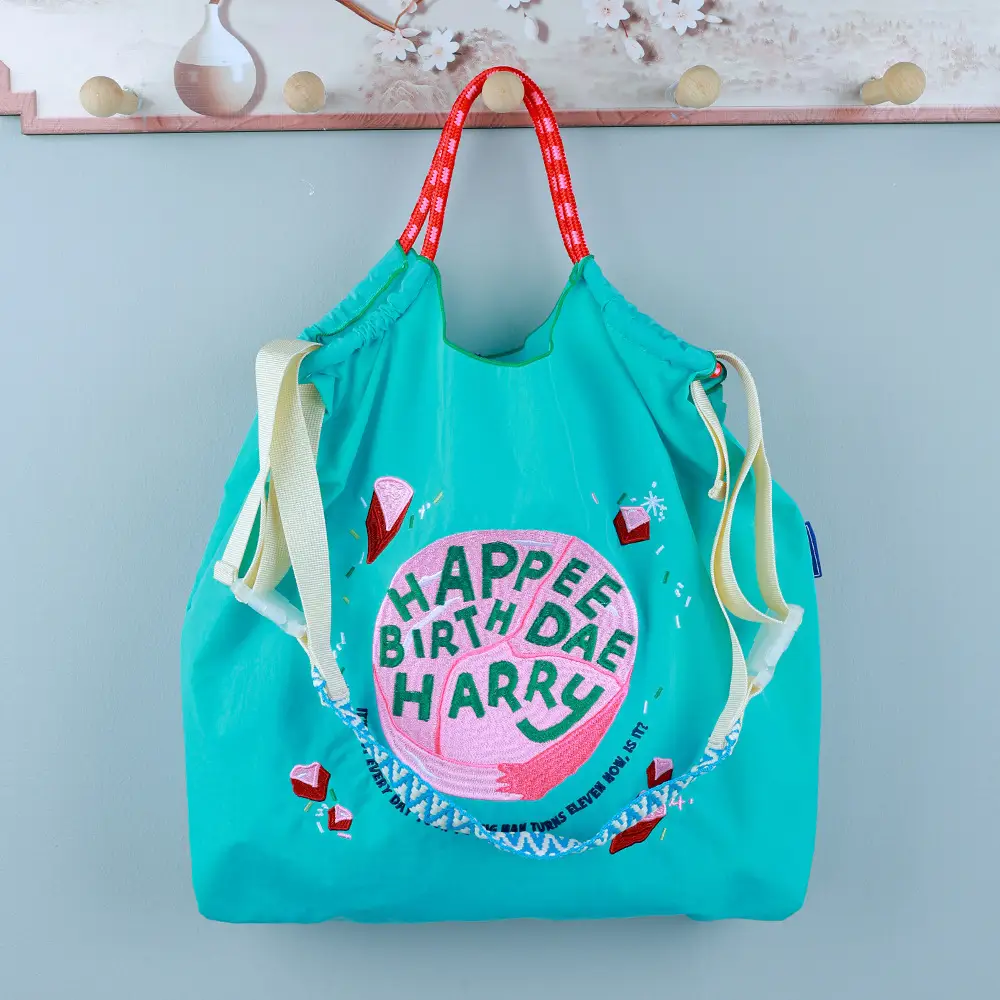 2025 Embroidered Eco-Friendly Tote Bags with Ballchain — feature 8