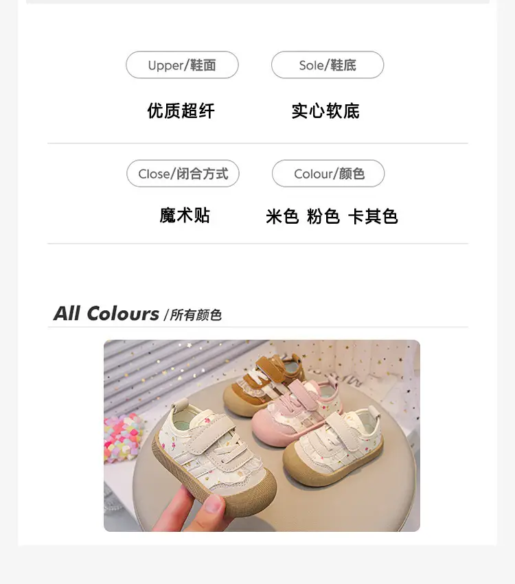 Children's Baby Breathable Mesh Shoes 2025 Summer New Baby Toddler Shoes Soft Sole Baby Shoes Soft Sole Non-Slip Running Shoes — feature 4