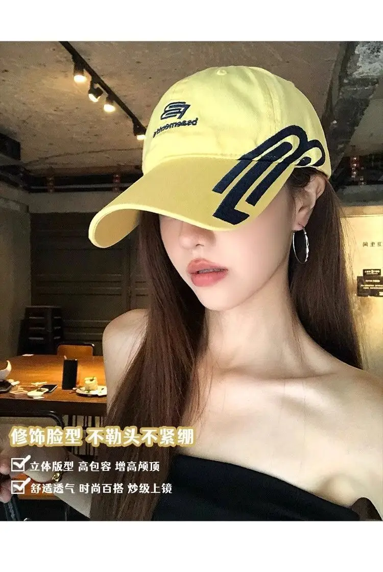 American Street Style Baseball Cap for Women with Large Head Circumference — feature 17